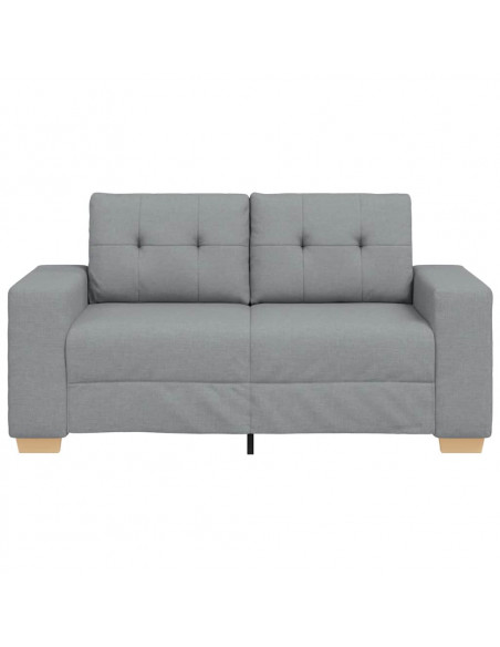 Divano Divanetto Grigio Chiaro 120 cm in Tessuto