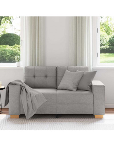 Divano Divanetto Grigio Nuvola 120 cm in Tessuto