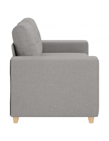 Divano Divanetto Grigio Nuvola 120 cm in Tessuto