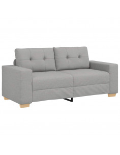 Divano Divanetto Grigio Nuvola 140 cm in Tessuto