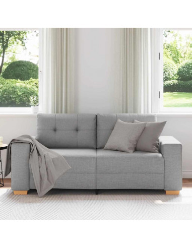 Divano Divanetto Grigio Nuvola 140 cm in Tessuto