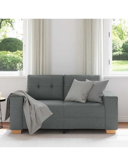 Divano Divanetto Grigio Scuro 120 cm in Tessuto
