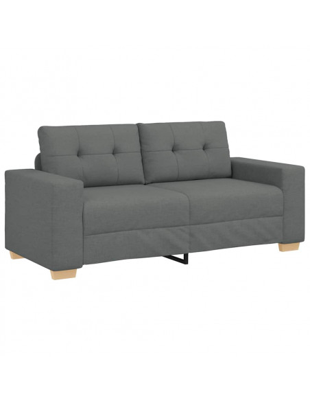 Divano Divanetto Grigio Scuro 140 cm in Tessuto