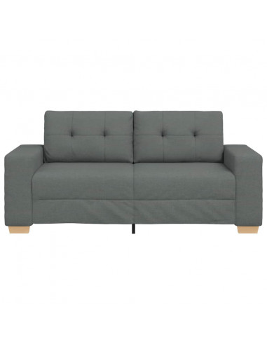 Divano Divanetto Grigio Scuro 140 cm in Tessuto