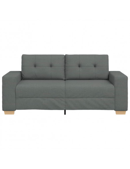 Divano Divanetto Grigio Scuro 140 cm in Tessuto