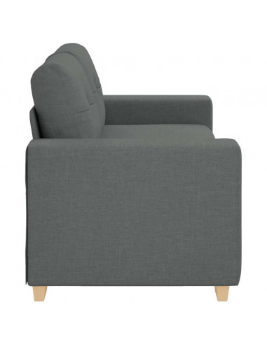 Divano Divanetto Grigio Scuro 140 cm in Tessuto