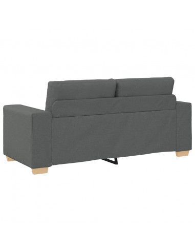 Divano Divanetto Grigio Scuro 140 cm in Tessuto