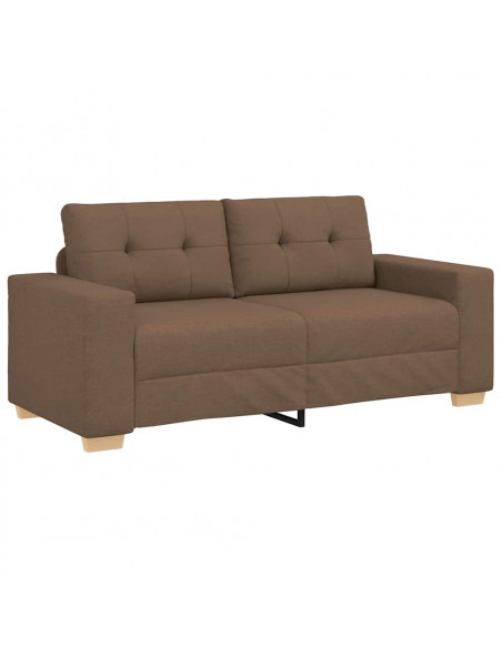 Divano Divanetto Marrone 140 cm in Tessuto