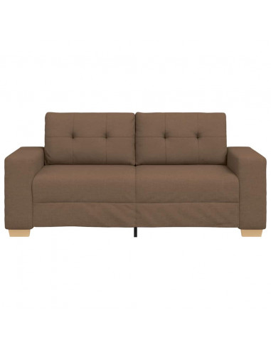 Divano Divanetto Marrone 140 cm in Tessuto