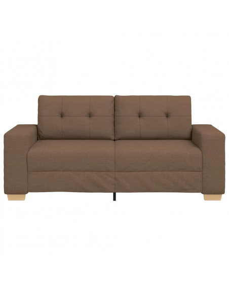 Divano Divanetto Marrone 140 cm in Tessuto