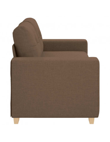 Divano Divanetto Marrone 140 cm in Tessuto