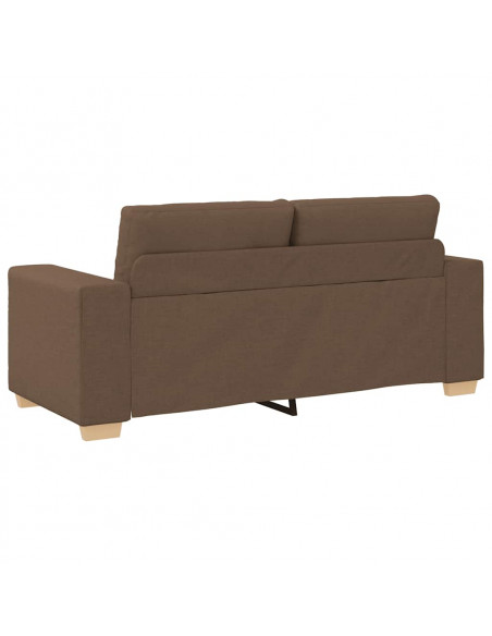 Divano Divanetto Marrone 140 cm in Tessuto