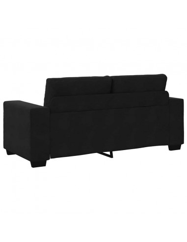 Divano Divanetto Nero 140 cm in Velluto