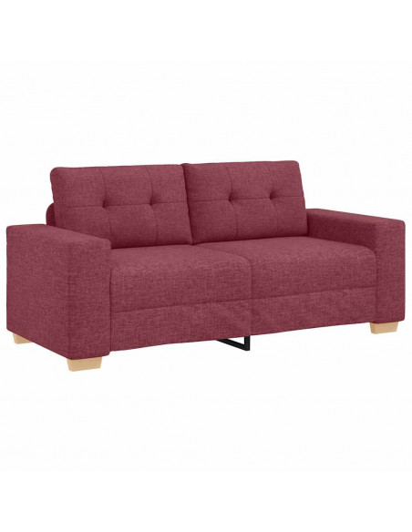 Divano Divanetto Rosso Vino 140 cm in Tessuto