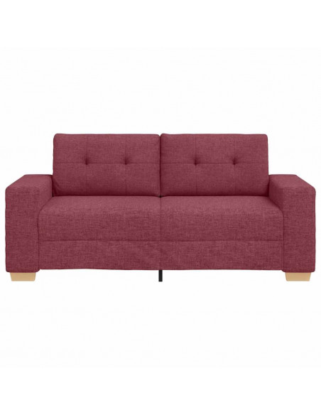 Divano Divanetto Rosso Vino 140 cm in Tessuto