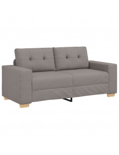 Divano Divanetto Tortora 140 cm in Tessuto