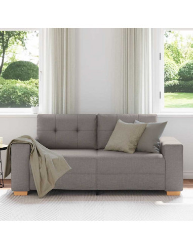 Divano Divanetto Tortora 140 cm in Tessuto