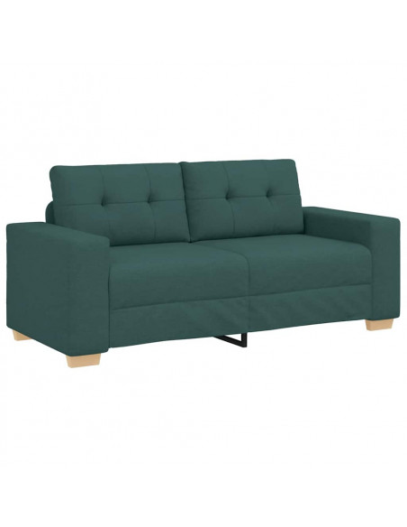 Divano Divanetto Verde Scuro 140 cm in Tessuto