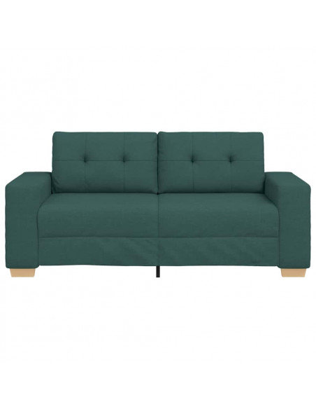 Divano Divanetto Verde Scuro 140 cm in Tessuto