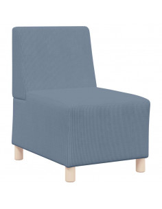 Divano Sedia Blu 55 cm Tessuto di velluto a coste