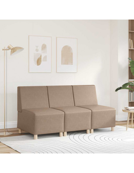 Divano Sedia Cappuccino 55 cm in Similpelle
