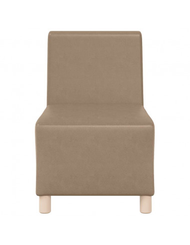 Divano Sedia Cappuccino 55 cm in Similpelle