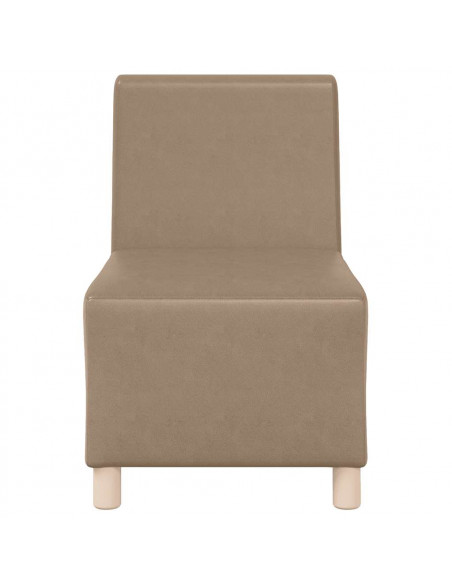 Divano Sedia Cappuccino 55 cm in Similpelle
