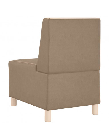 Divano Sedia Cappuccino 55 cm in Similpelle