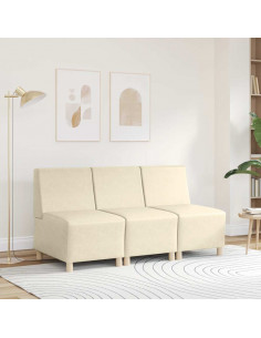 Divano Sedia Crema 55 cm in Similpelle 2