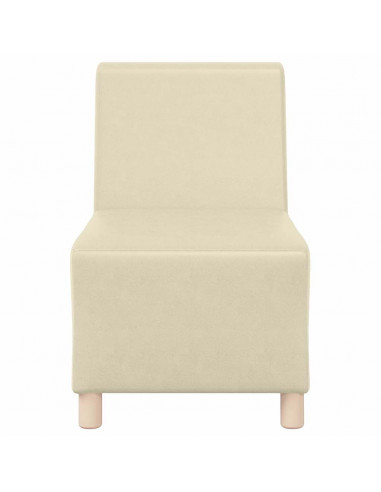 Divano Sedia Crema 55 cm in Similpelle