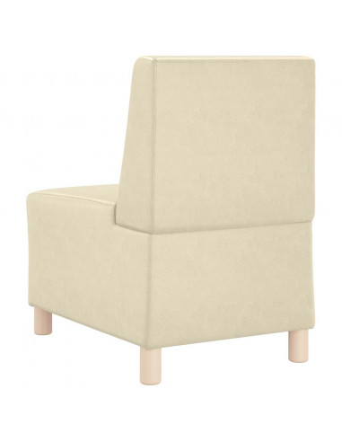 Divano Sedia Crema 55 cm in Similpelle