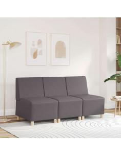 Divano Sedia Grigia 55 cm in Similpelle 2