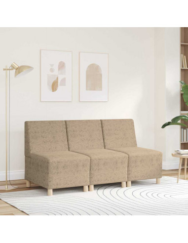 Divano Sedia Grigio Chiaro 55 cm in Similpelle Scamosciata