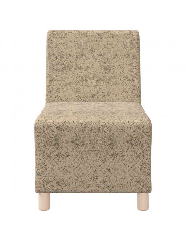 Divano Sedia Grigio Chiaro 55 cm in Similpelle Scamosciata