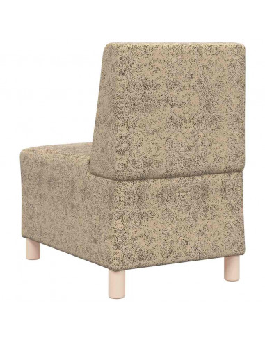 Divano Sedia Grigio Chiaro 55 cm in Similpelle Scamosciata