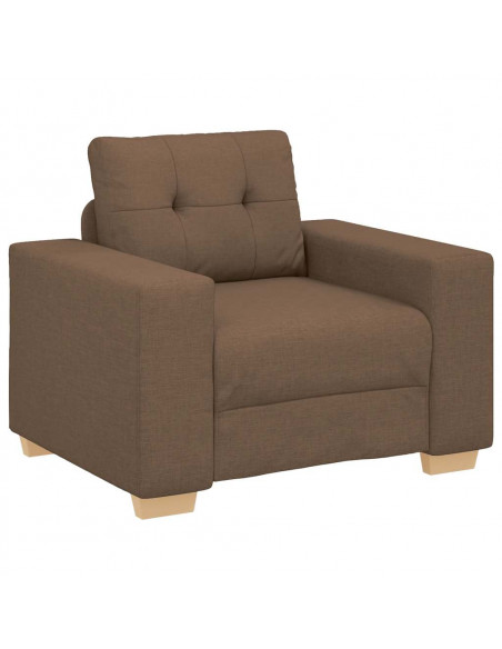 Divano Sedia Marrone 59 cm in Tessuto