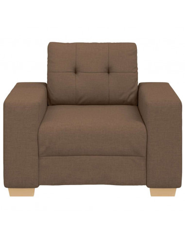 Divano Sedia Marrone 59 cm in Tessuto