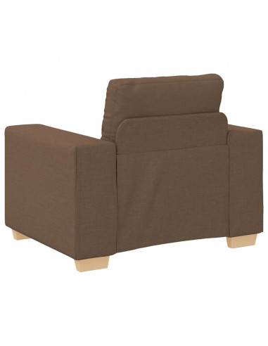 Divano Sedia Marrone 59 cm in Tessuto