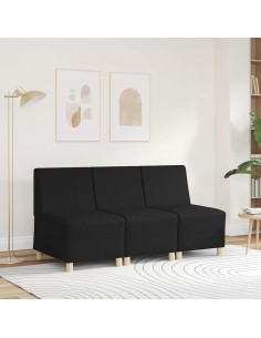 Divano Sedia Nera 55 cm in Similpelle 2