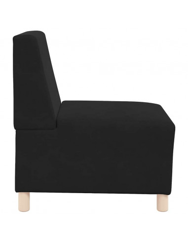 Divano Sedia Nero 55 cm Velluto