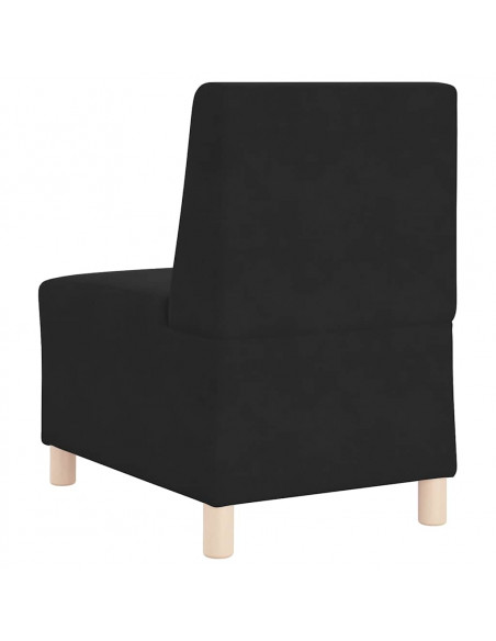 Divano Sedia Nero 55 cm Velluto