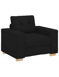 Divano Sedia Nero 59 cm in Tessuto