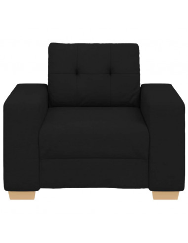 Divano Sedia Nero 59 cm in Tessuto