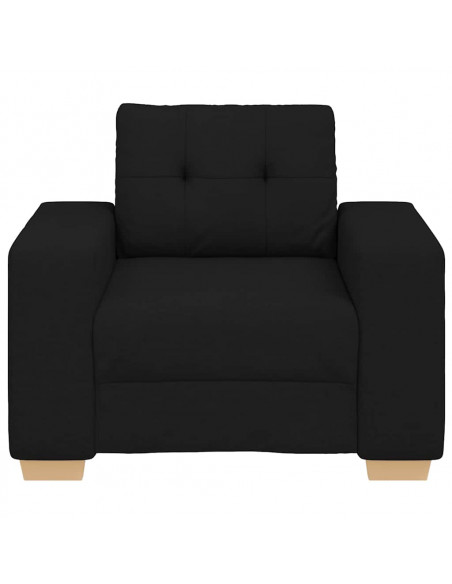 Divano Sedia Nero 59 cm in Tessuto