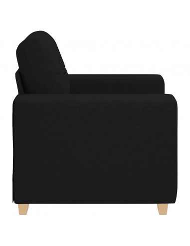 Divano Sedia Nero 59 cm in Tessuto