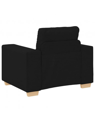 Divano Sedia Nero 59 cm in Tessuto