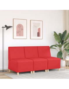Divano Sedia Rosso 55 cm in Similpelle 2