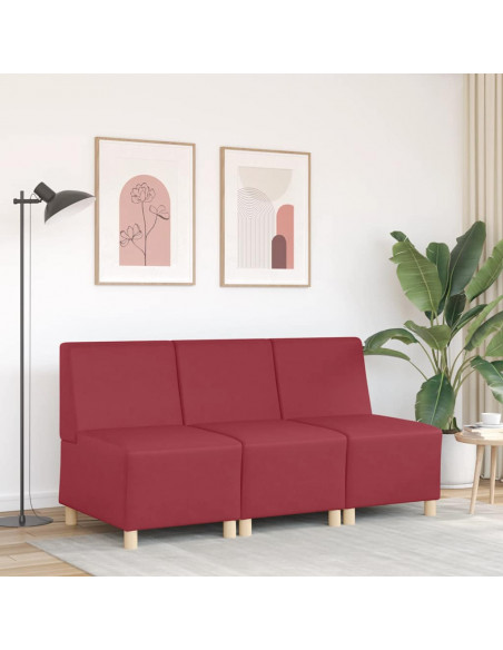 Divano Sedia Rosso Vino 55 cm in Similpelle