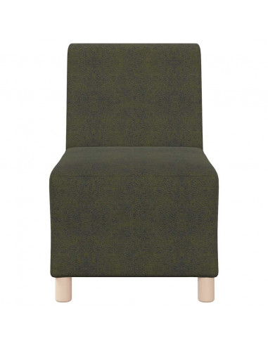 Divano Sedia Verde Militare 55 cm in Similpelle Scamosciata