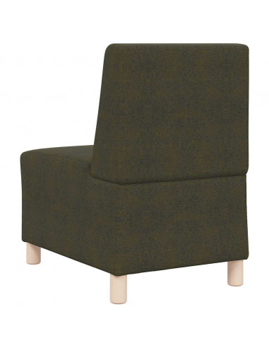 Divano Sedia Verde Militare 55 cm in Similpelle Scamosciata